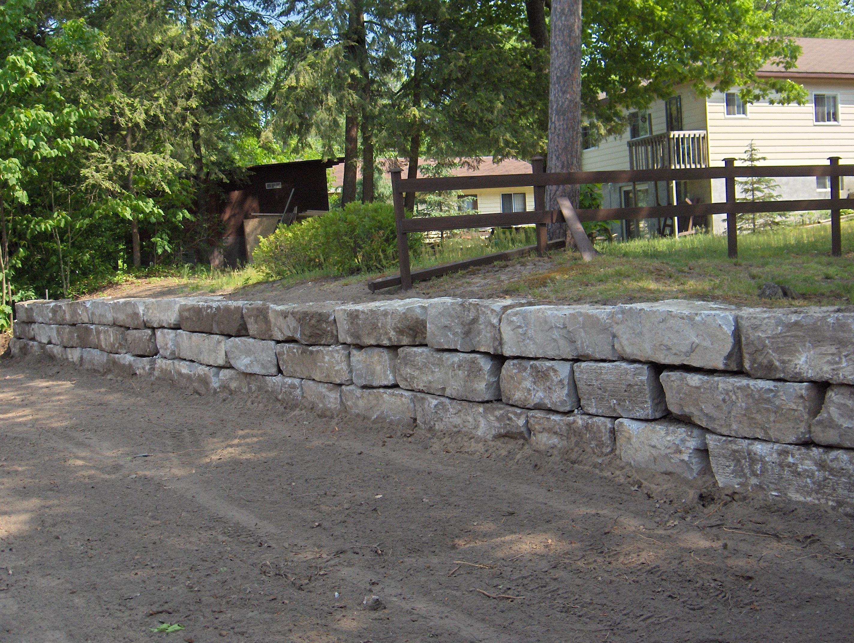 Buff Gray Armour Stone detail finish