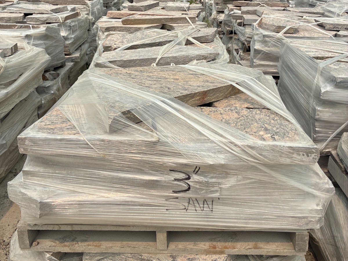 3" Patio Flagstone Saw Cut